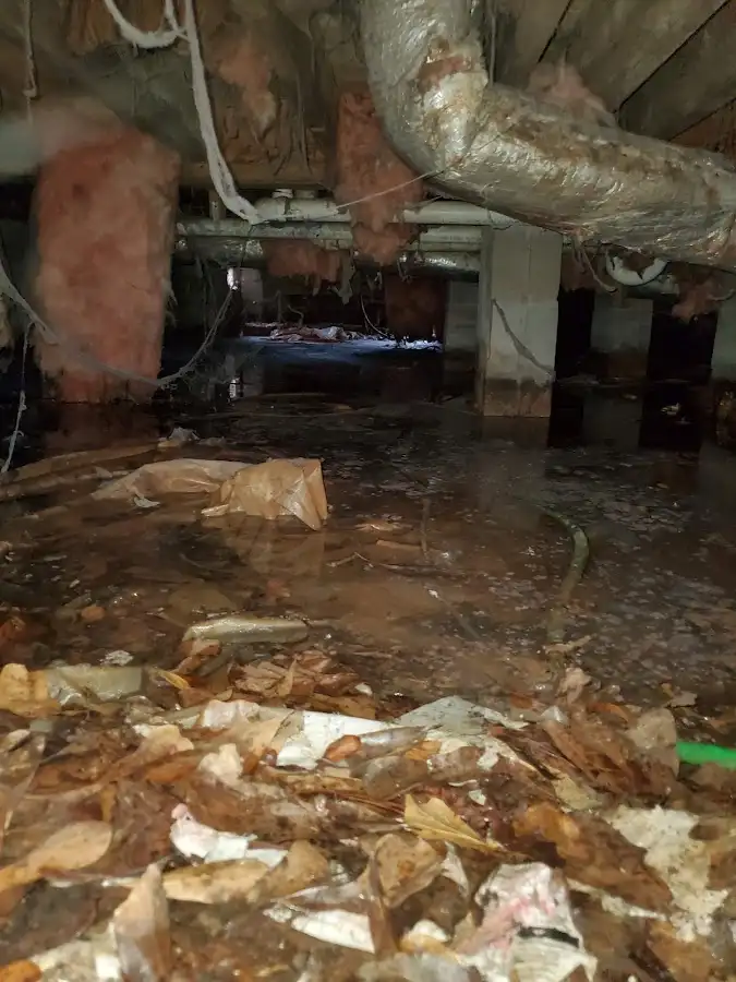 Crawl space flood assessment for Commercial Water Damage Restoration in Lenoir City