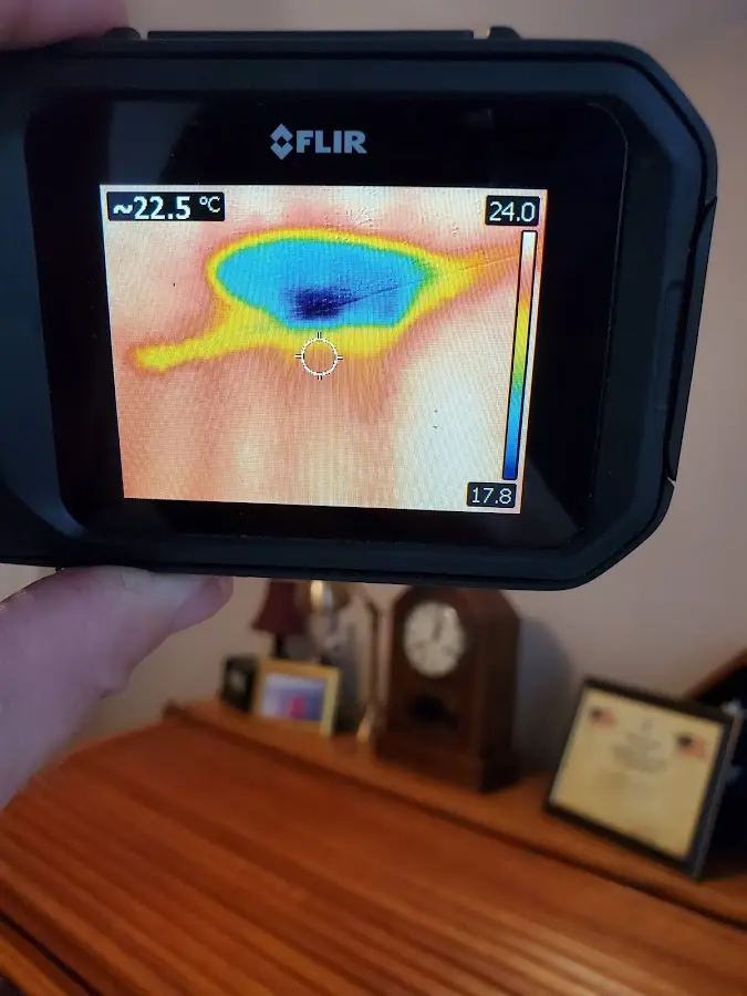 Thermal imaging inspection for water damage in Lenoir City