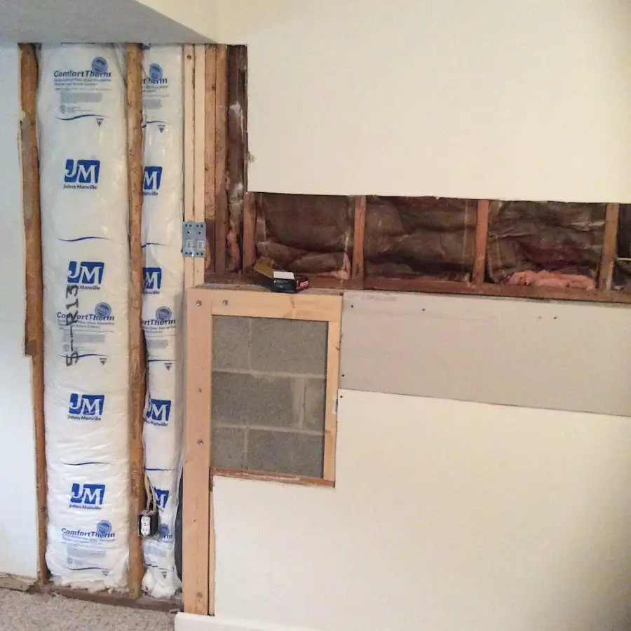 Wall insulation replacement during Contents Cleaning & Restoration in Lenoir City